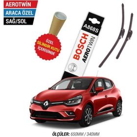 Bosch Aerotwin Renault Clio 4 2012-2020 A868S Silecek Takımı