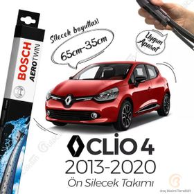 Bosch Aerotwin Renault Clio 4 2012-2020 Uyumlu Muz Silecek Takımı