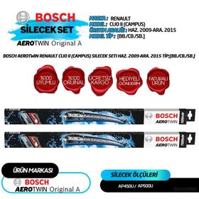 Bosch Aerotwin Renault Clio Grandtour 2008-2012 Takım Muz Silecek