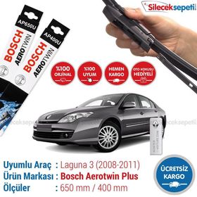 Bosch Aerotwin Renault Laguna 3 2008-2011 Muz Silecek Takımı