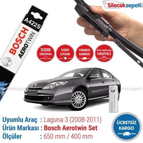 Bosch Aerotwin Renault Laguna 3 2008-2011 Muz Silecek Takımı