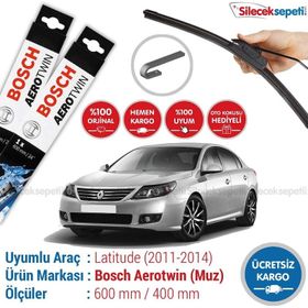 Bosch Aerotwin Renault Latitude 2011-2015 Muz Silecek Takımı