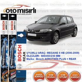 Bosch Aerotwin Renault Megane 2 2 2006-2009 Silecek Takımı
