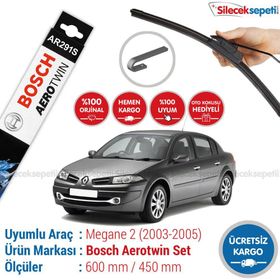 Bosch Aerotwin Renault Megane 2 2003-2005 Muz Silecek Takımı
