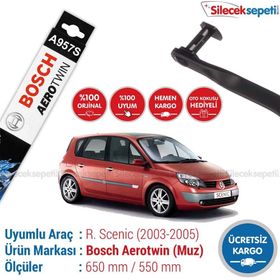 Bosch Aerotwin Renault Scenic 2003-2005 Silecek Seti