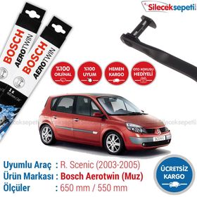Bosch Aerotwin Renault Scenic 2003-2005 Silecek Takımı