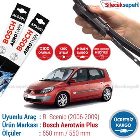 Bosch Aerotwin Renault Scenic 2006-2009 Silecek Takımı