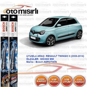 Bosch Aerotwin Renault Twingo 2 2008-2014 Silecek Takımı