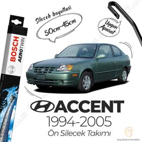 Bosch Aerotwin Retrofit 1994-2005 Hyundai Accent Muz Silecek Takımı