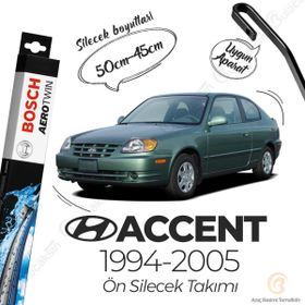 Bosch Aerotwin Retrofit 1994-2005 Hyundai Accent Muz Silecek Takımı