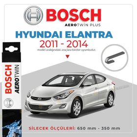 Bosch Aerotwin Retrofit 2011-2015 Hyundai Elantra Muz Silecek Takımı