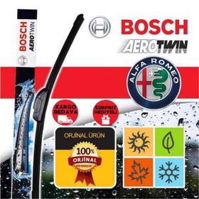 Bosch Aerotwin Retrofit Alfa Romeo 145 1994-1996 Silecek Takımı