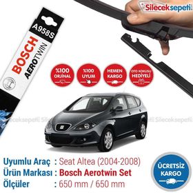 Bosch Aerotwin Seat Altea 2004-2008 Silecek Takımı