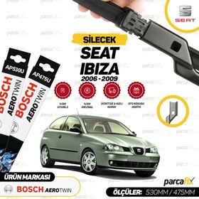 Bosch Aerotwin Seat Ibiza 2006-2009 Muz Tipi Ön Silecek Takımı