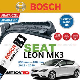 Bosch Aerotwin Seat Leon 2013-2018 MK3 Muz Silecek Takımı-A945S