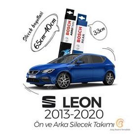 Bosch Aerotwin Seat Leon 2013 - 2020 Ön ve Arka Silecek Seti