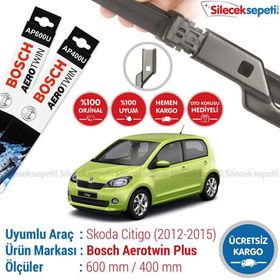Bosch Aerotwin Skoda Citigo 2012-2015 Silecek Takımı