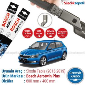 Bosch Aerotwin Skoda Fabia 2015-2019 Silecek Takımı