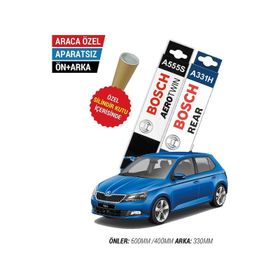 Bosch Aerotwin Skoda Fabia 2015-2021 Ön Arka Silecek Takımı