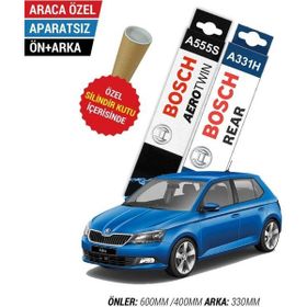 Bosch Aerotwin Skoda Fabia 2015-2021 Ön Arka Silecek Takımı