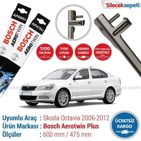 Bosch Aerotwin Skoda Octavia 2006-2012 Silecek Seti