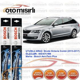 Bosch Aerotwin Skoda Octavia Combi 2013-2017 Silecek Takımı
