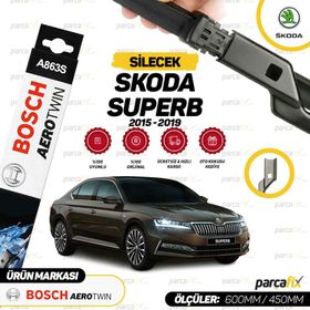 Bosch Aerotwin Skoda Superb 2015-2019 A863S Silecek Takımı