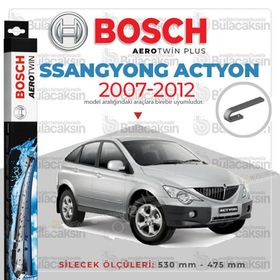 Bosch Aerotwin Ssangyong Actyon 2007-2012 Ön Muz Silecek Takımı