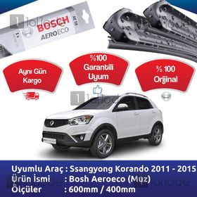 Bosch Aerotwin Ssangyong Korando 2011-2015 Silecek Takımı