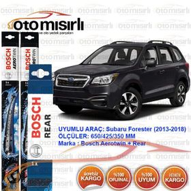Bosch Aerotwin Subaru Forester 2013-2018 Ön ve Arka Silecek Takımı