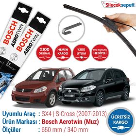 Bosch Aerotwin Suzuki Sx4 S-cross 2007-2013 Silecek