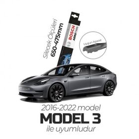 Bosch Aerotwin Tesla Model 3 2016-2022 Uyumlu Muz Silecek Takımı