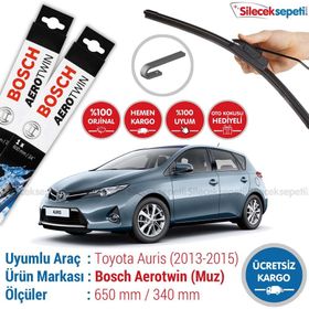 Bosch Aerotwin Toyota Auris 2013-2015 Silecek Takımı