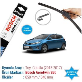 Bosch Aerotwin Toyota Auris 2013-2017 Silecek Takımı