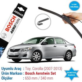 Bosch Aerotwin Toyota Corolla 2007-2013 Silecek Takımı