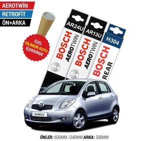 Bosch Aerotwin Toyota Uyumlu Yaris 2006-2010 Ön Arka Silecek