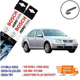 Bosch Aerotwin Volkswagen Bora 1998-2002 Ön Muz Silecek Takımı