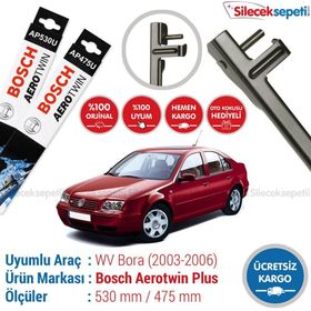 Bosch Aerotwin Volkswagen Bora 2003-2006 Ön Muz Silecek Takımı