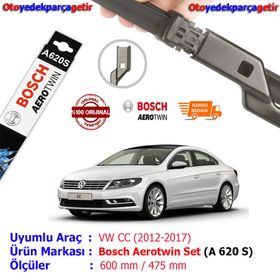 Bosch Aerotwin Volkswagen CC 2012-2017 A620S Silecek Takımı