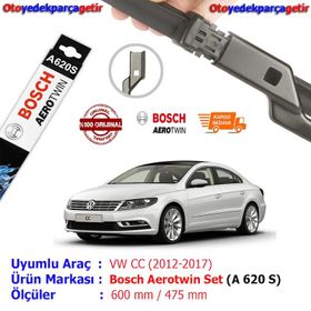 Bosch Aerotwin Volkswagen CC 2012-2017 A620S Silecek Takımı