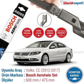 Bosch Aerotwin Volkswagen CC 2012-2017 A620S Silecek Takımı