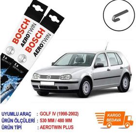Bosch Aerotwin Volkswagen Golf 4 1998-2002 Muz Silecek Takımı