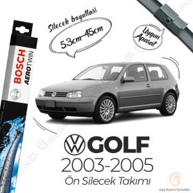 Bosch Aerotwin Volkswagen Golf 4 2003-2005 Uyumlu Muz Silecek Takımı