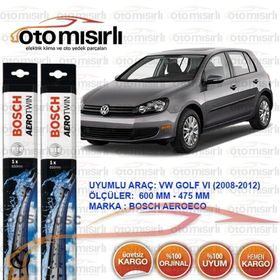 Bosch Aerotwin Volkswagen Golf 6 2008-2012 Silecek Takımı
