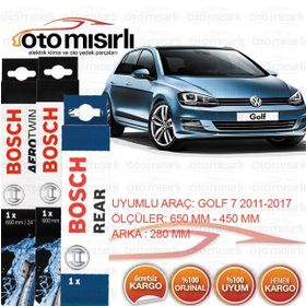 Bosch Aerotwin Volkswagen Golf7 2013-2017 Silecek Takımı