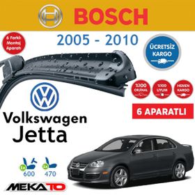 Bosch Aerotwin Volkswagen Jetta 2005-2010 Silecek Takımı