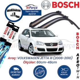 Bosch Aerotwin Volkswagen Jetta 2006-2010 Muz Silecek Takımı