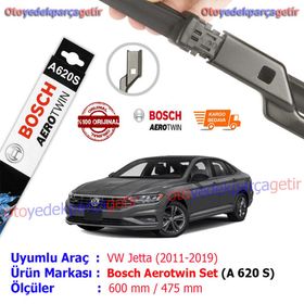 Bosch Aerotwin Volkswagen Jetta 2011-2019 A620S Silecek Takımı