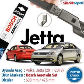 Bosch Aerotwin Volkswagen Jetta 2011-2019 A620S Silecek Takımı