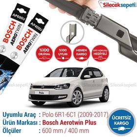 Bosch Aerotwin Volkswagen Polo 2009-2017 6R1-6C1 Silecek Takımı